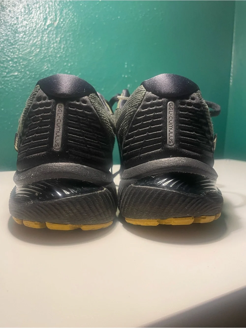 Ascics Green Athletic Sneakers